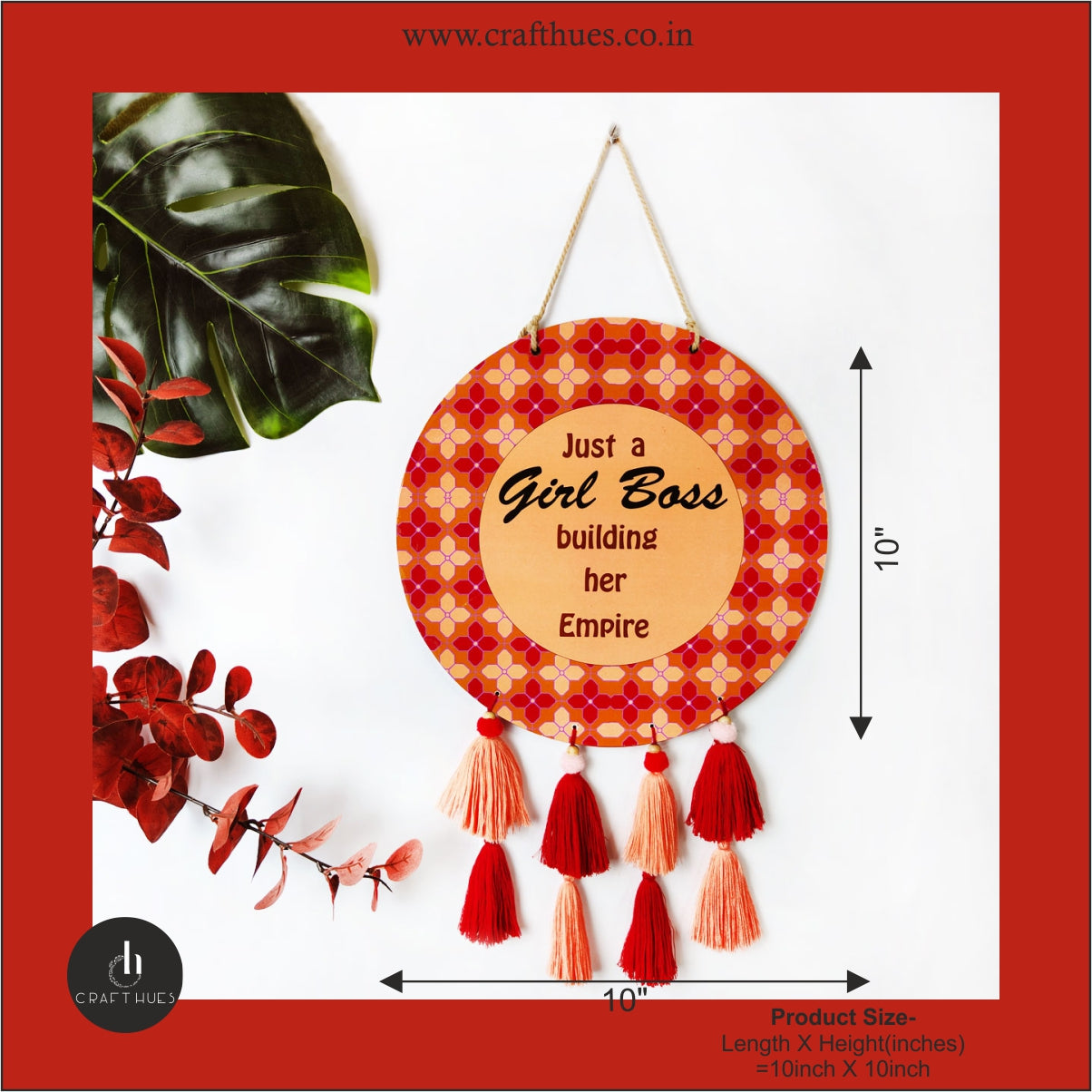 Girl Boss Wall hanging