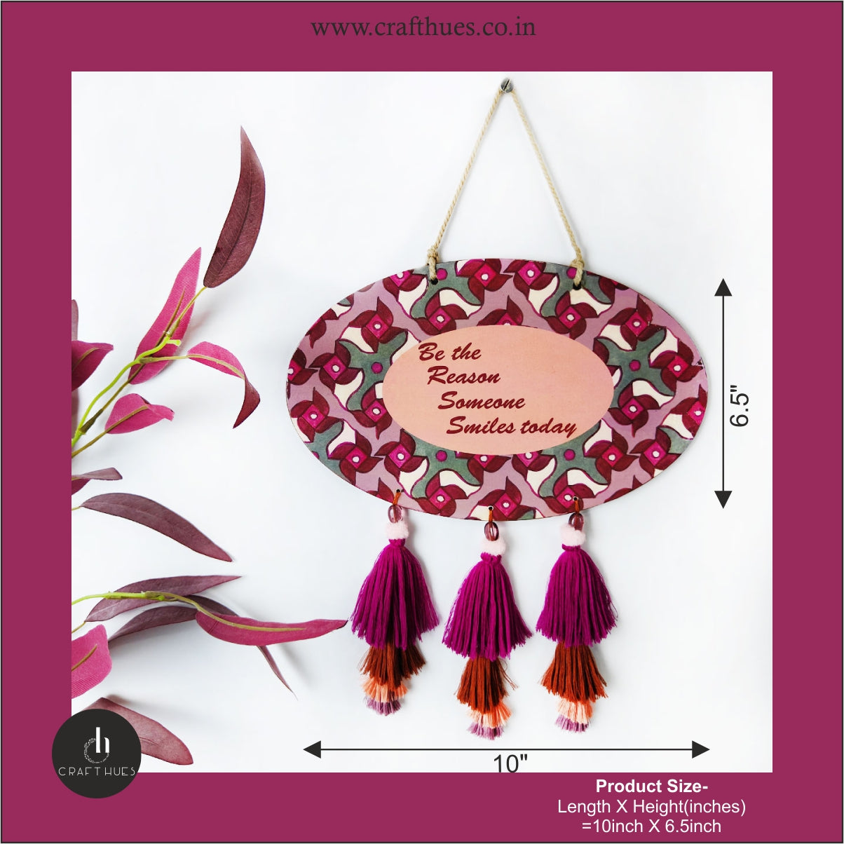 Reason someone smile Wall hanging