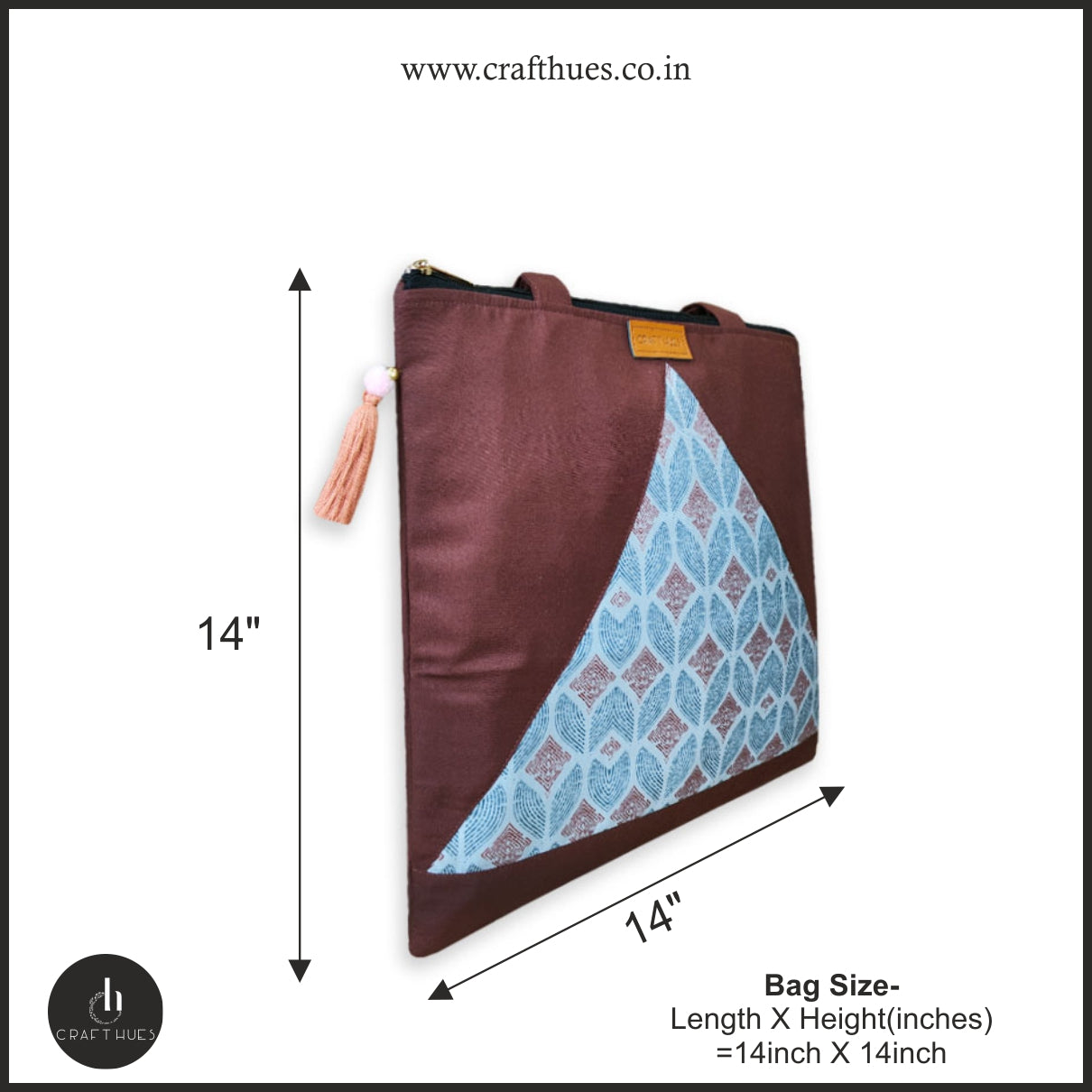 The Petals Canvas Tote/Pouch Combo