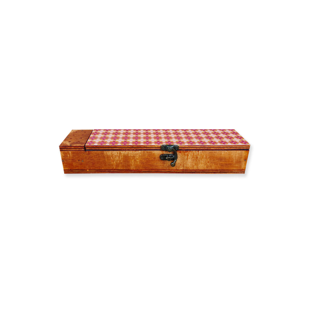 Pink Flowers Agarbatti Stand & Storage Box