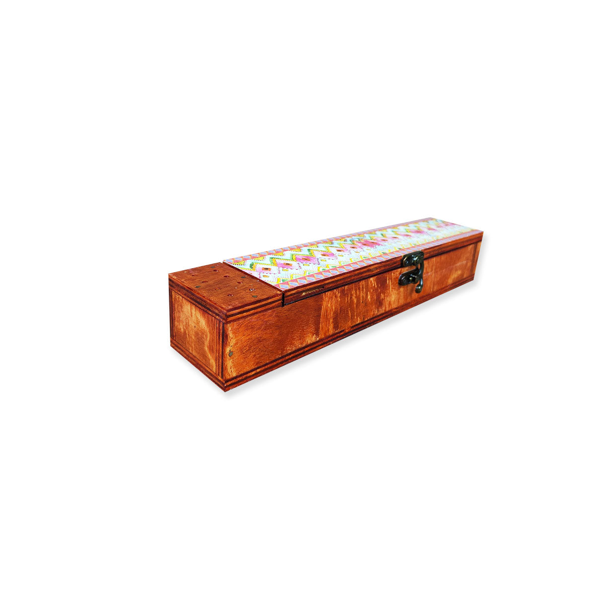 Ikkat Agarbatti Stand & Storage Box