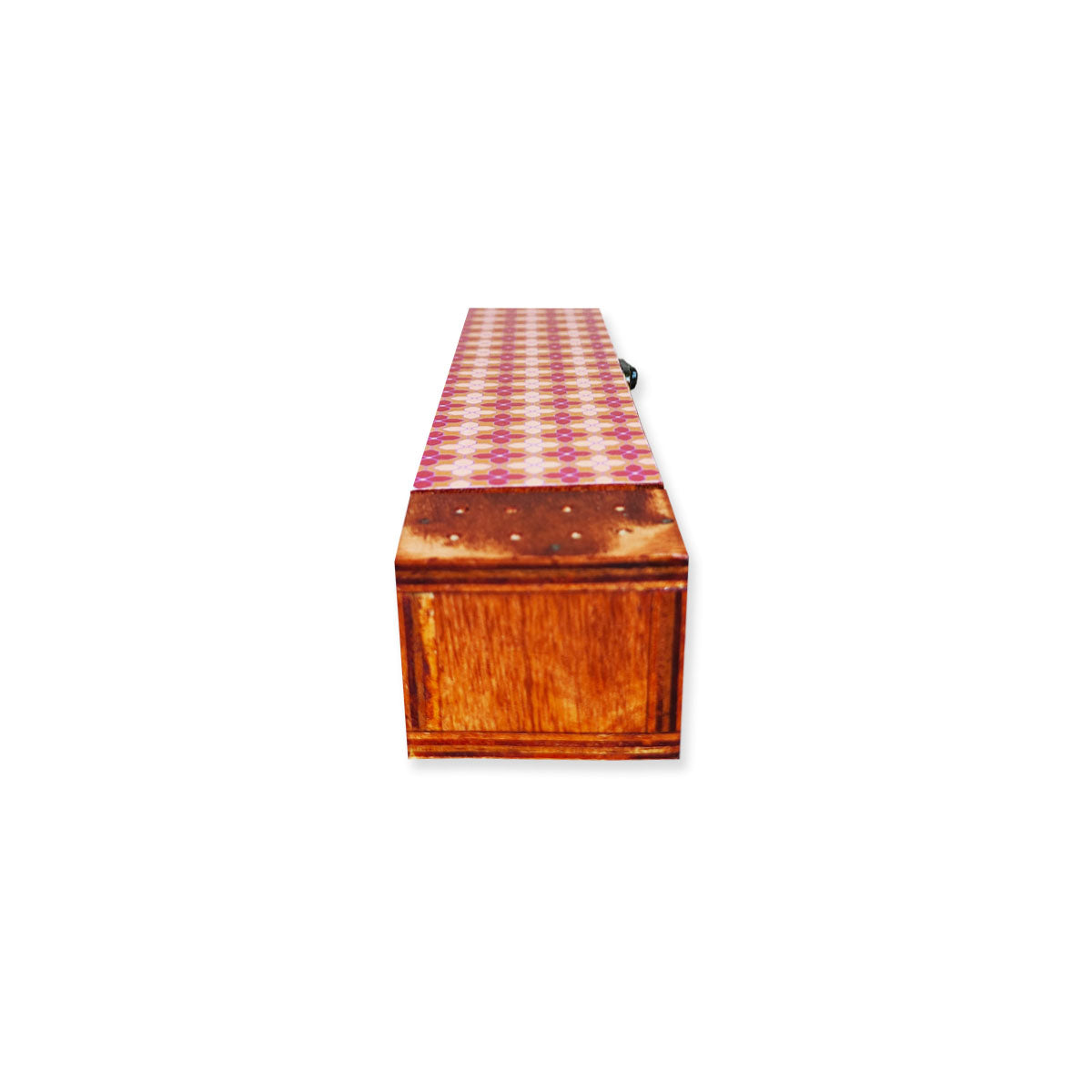 Pink Flowers Agarbatti Stand & Storage Box