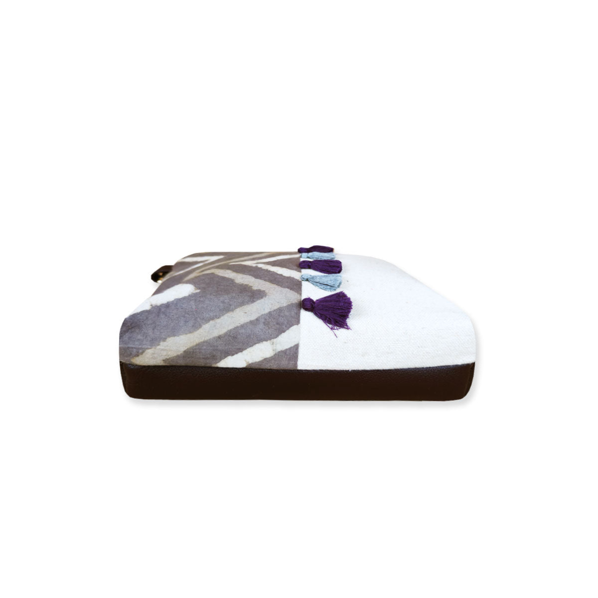 Grey Purple Sling/Pouch Bag Combo