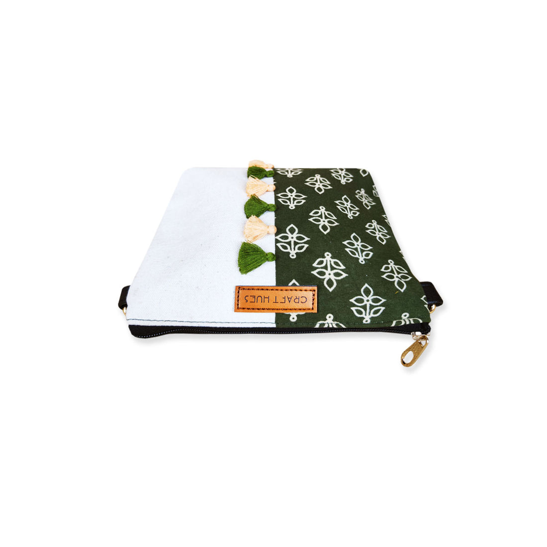 Green Leaves Tiles Sling/Pouch Bag Combo