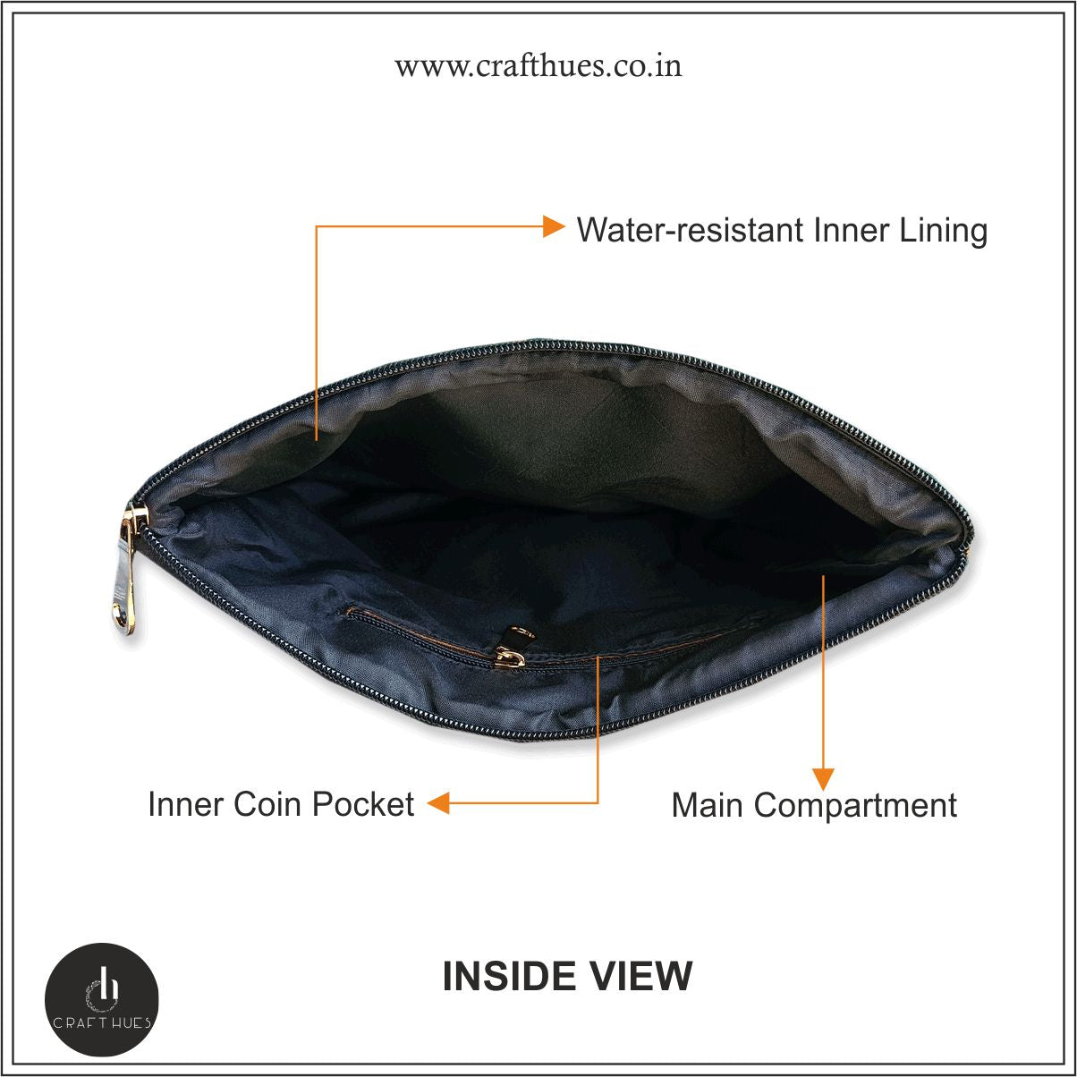 Blue Petals Tiles Sling/Pouch Bag Combo