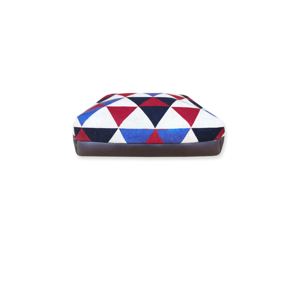 Maroon Triangles Sling Bag