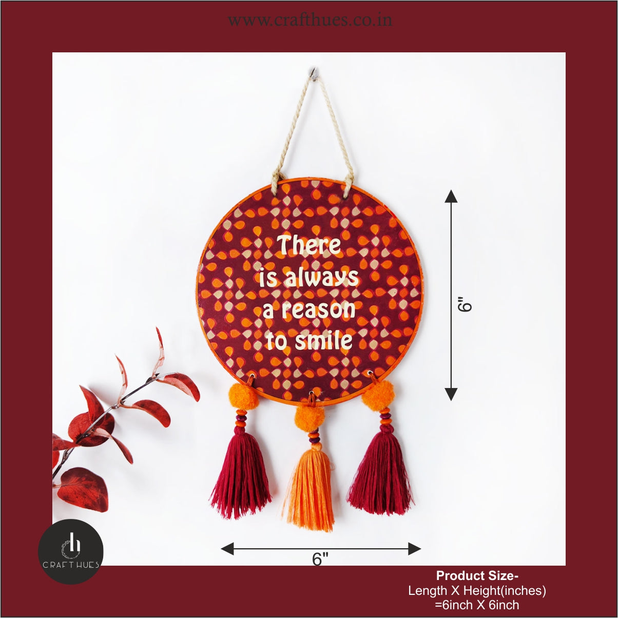 Reason to smile Wall hanging