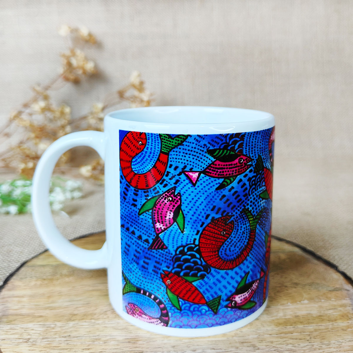 Gond Art Coffee Mug-Combo of 5