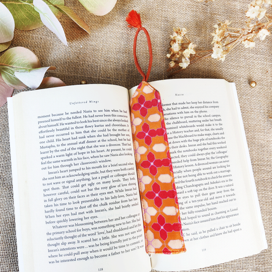 Orange Tiles Pencil Pouch Combo