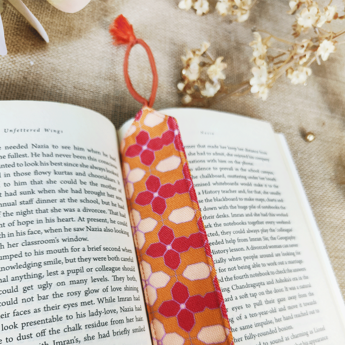 Orange Tiles Pencil Pouch Combo