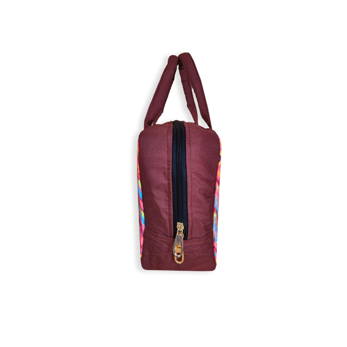 Brown Ikkat Lunch Bag