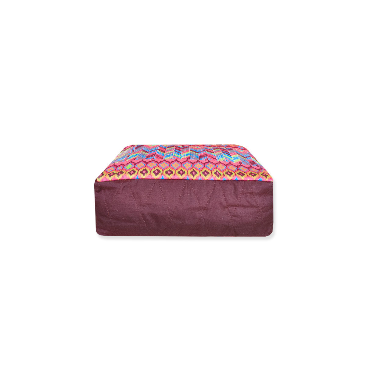 Brown Ikkat Lunch Bag