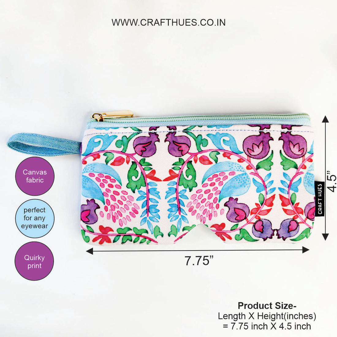 Eyewear/Sunglass Case-Aqua World