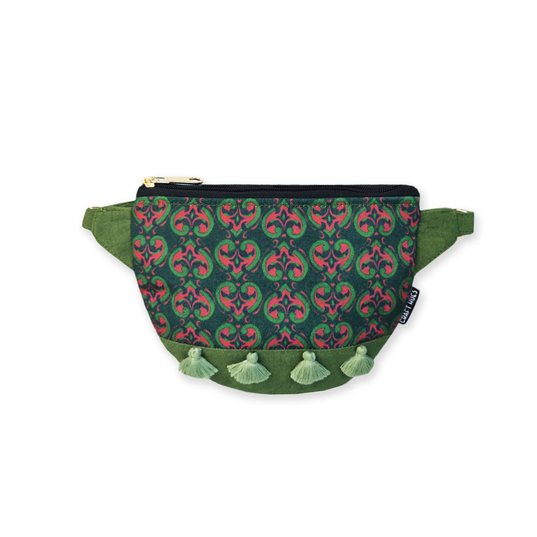 Fanny Pack/Coin Pouch Combo- Green Knot