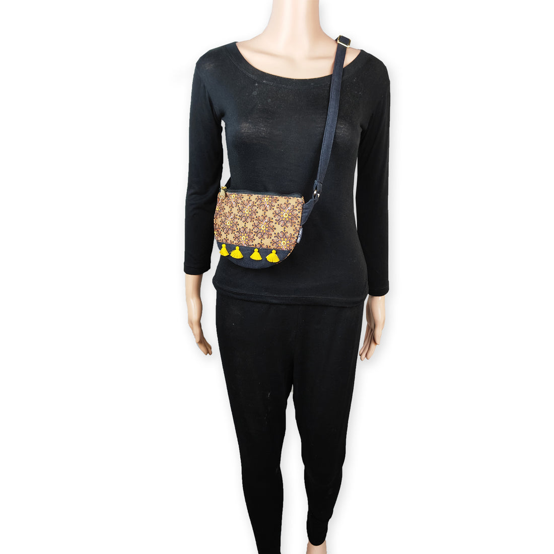 Fanny Pack/Coin Pouch Combo- Mustard Knot