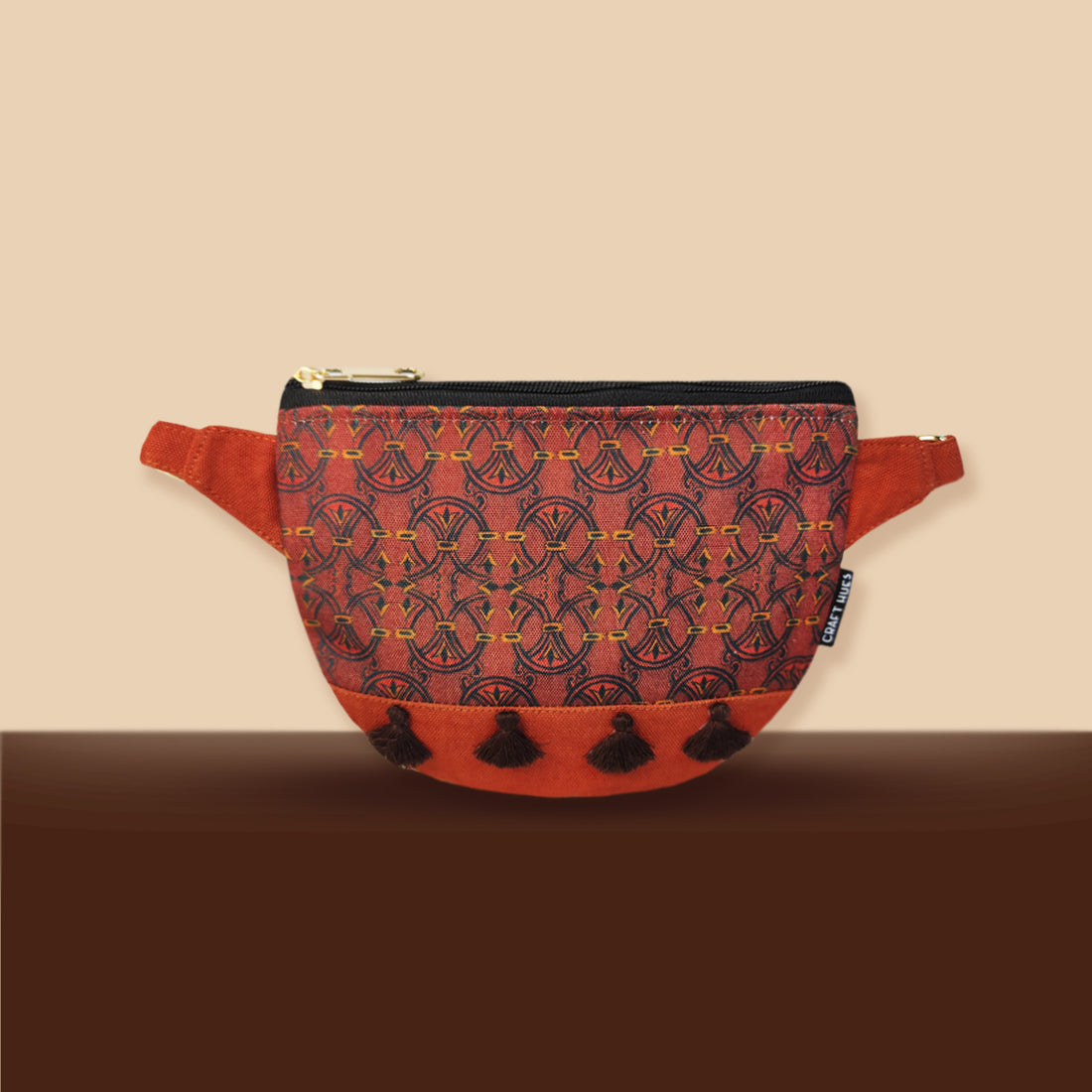Fanny Pack/Coin Pouch Combo- Maroon Knot