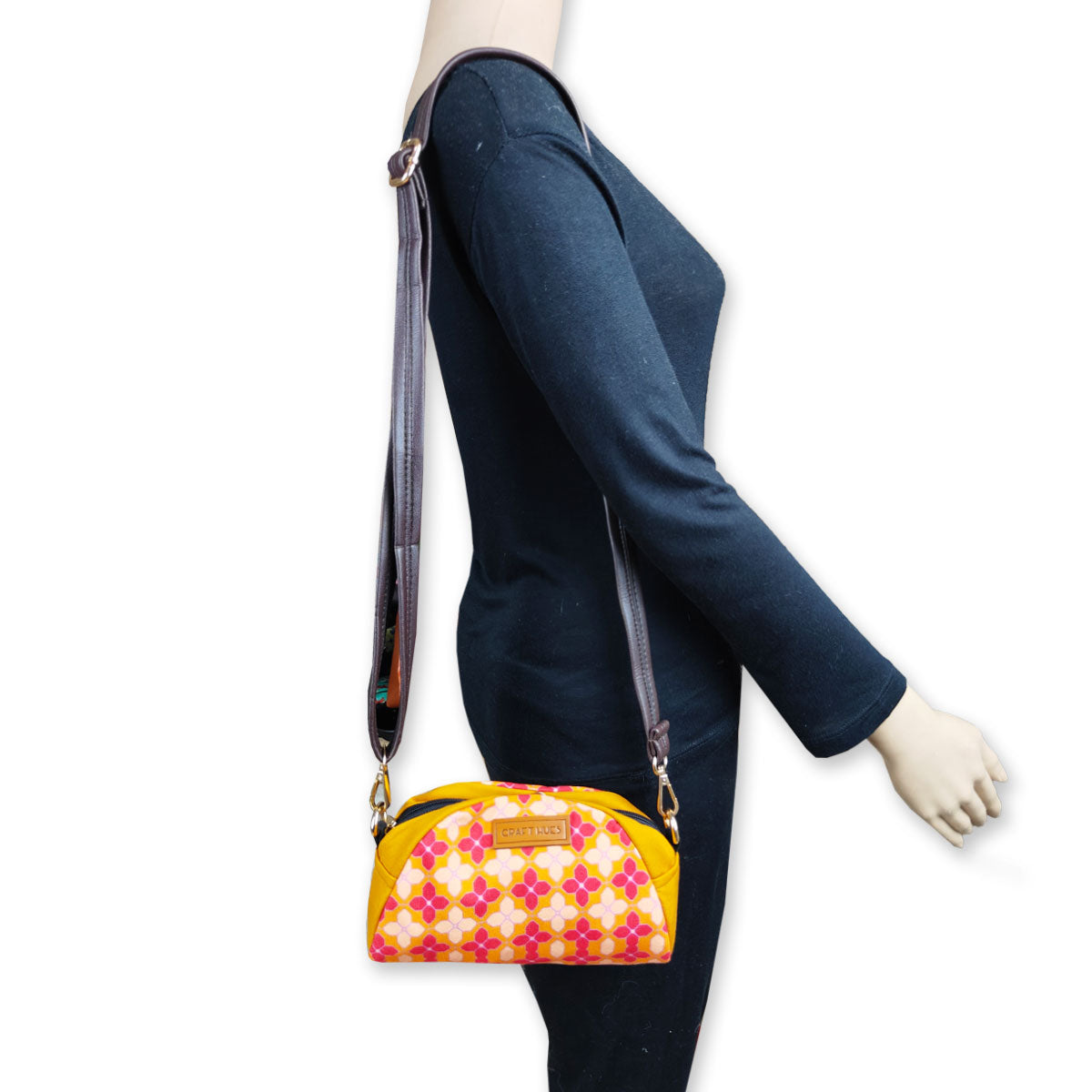 Four Petal Pouch with Sling