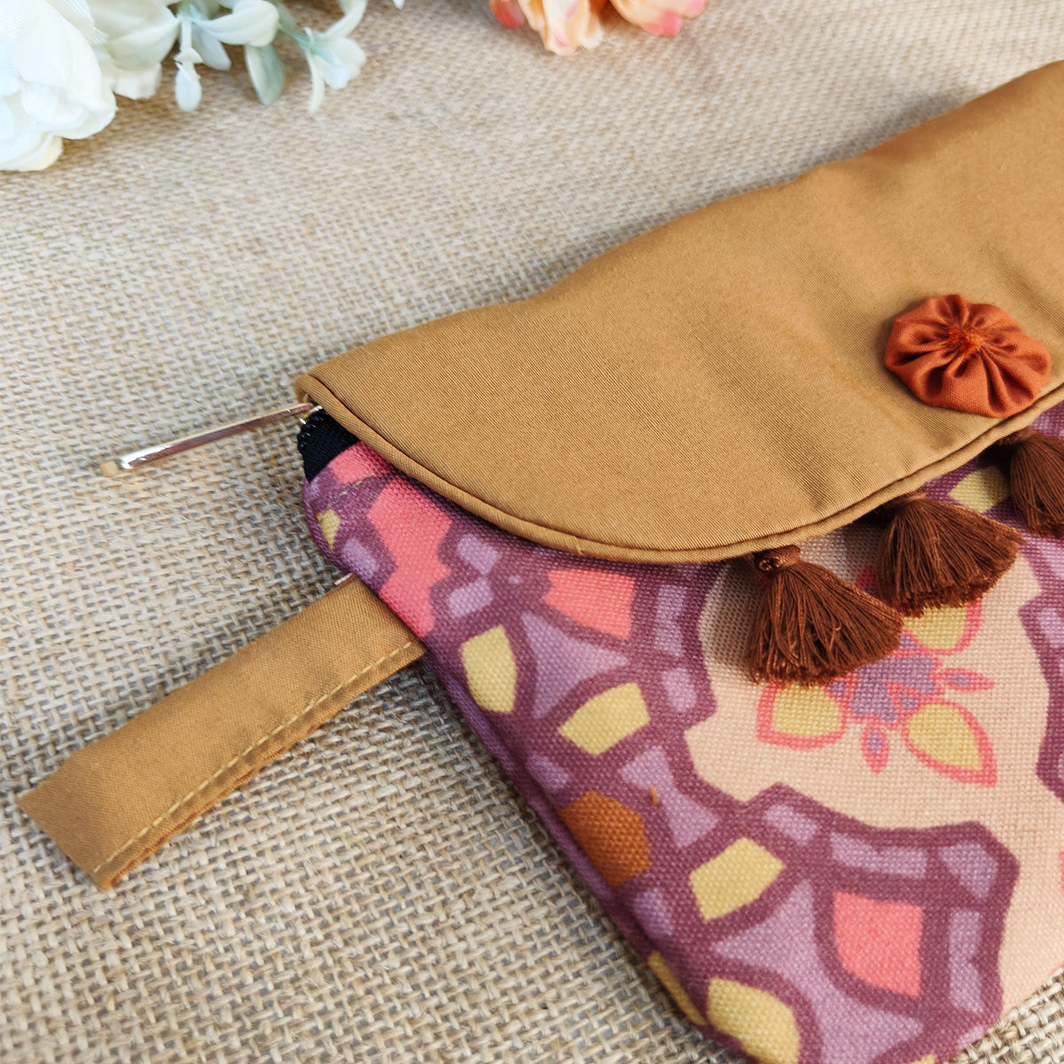 Golden Persian tile Wallet