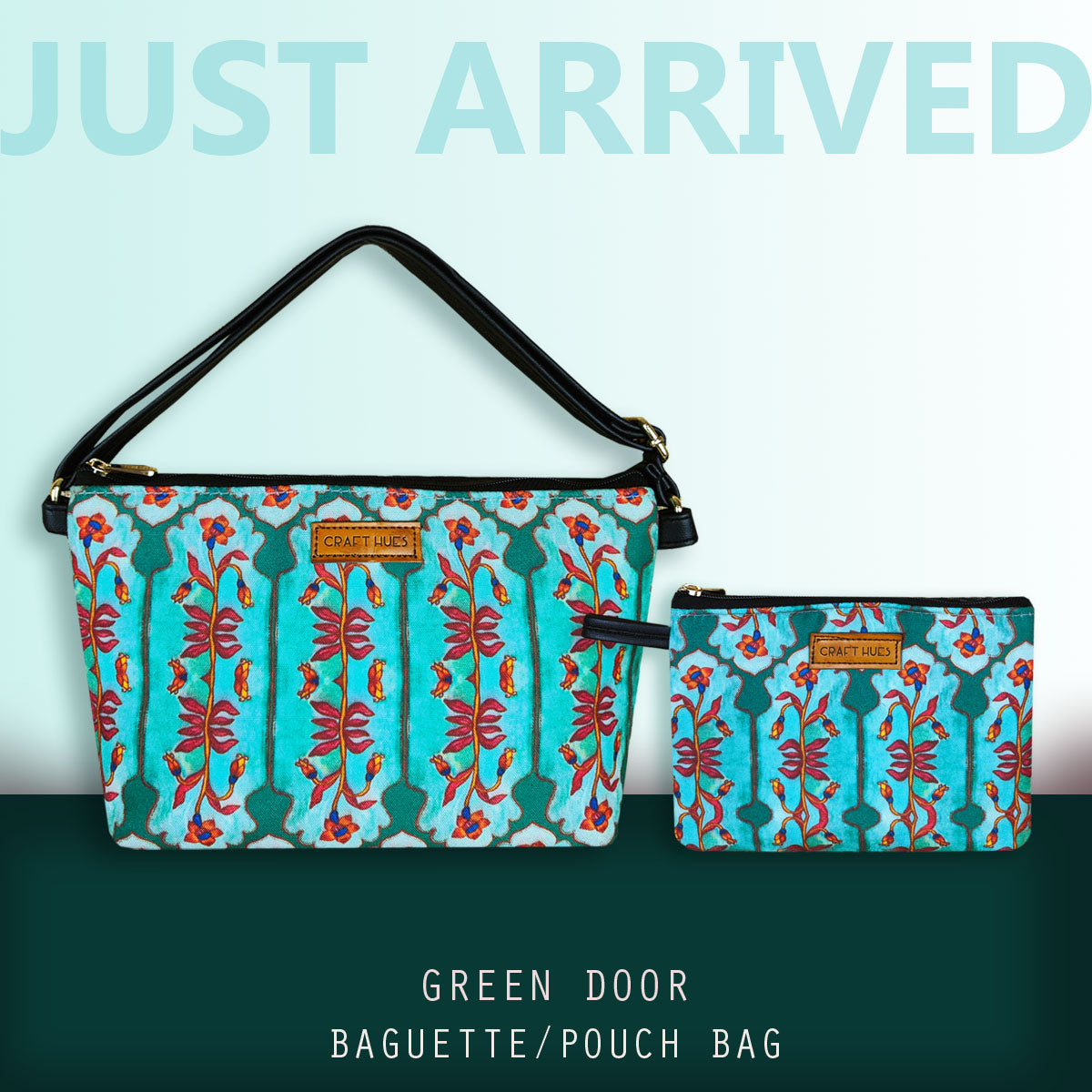Green Door Baguette with Pouch