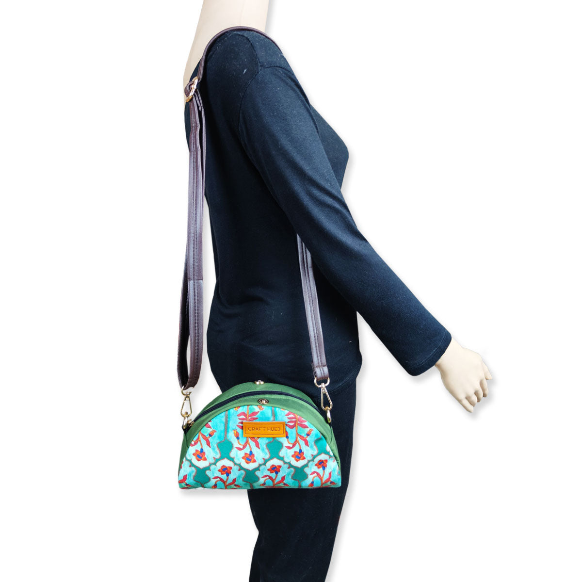 Green Door Pouch with Sling