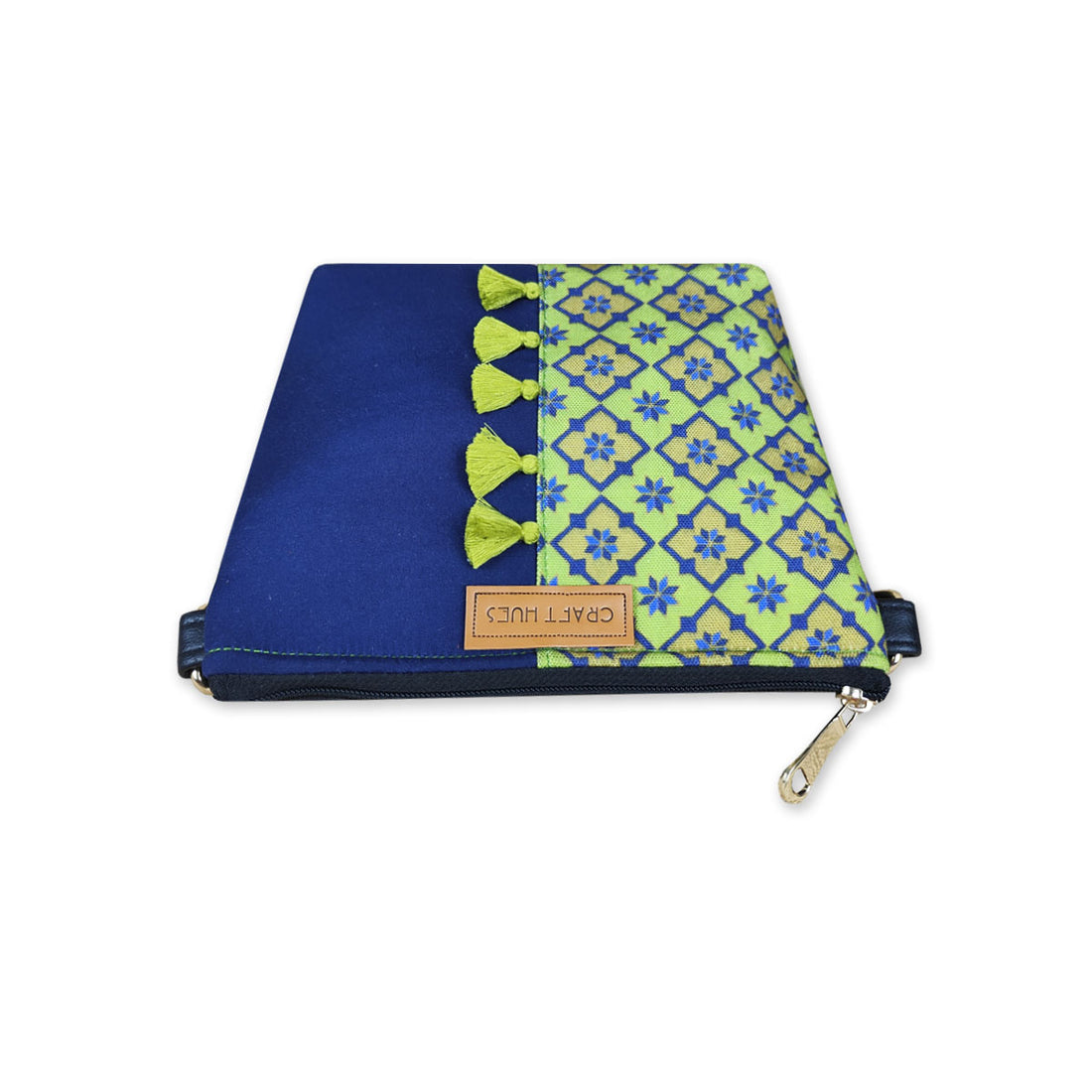 Green Kites Half Print Sling/Pouch Bag Combo