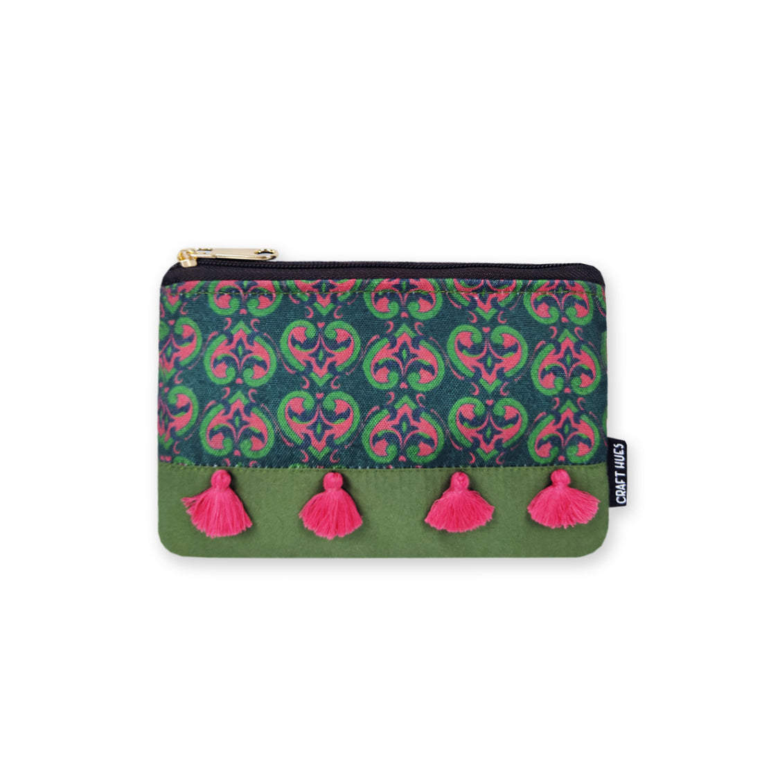 Box Sling Pouch Combo- Green Knot