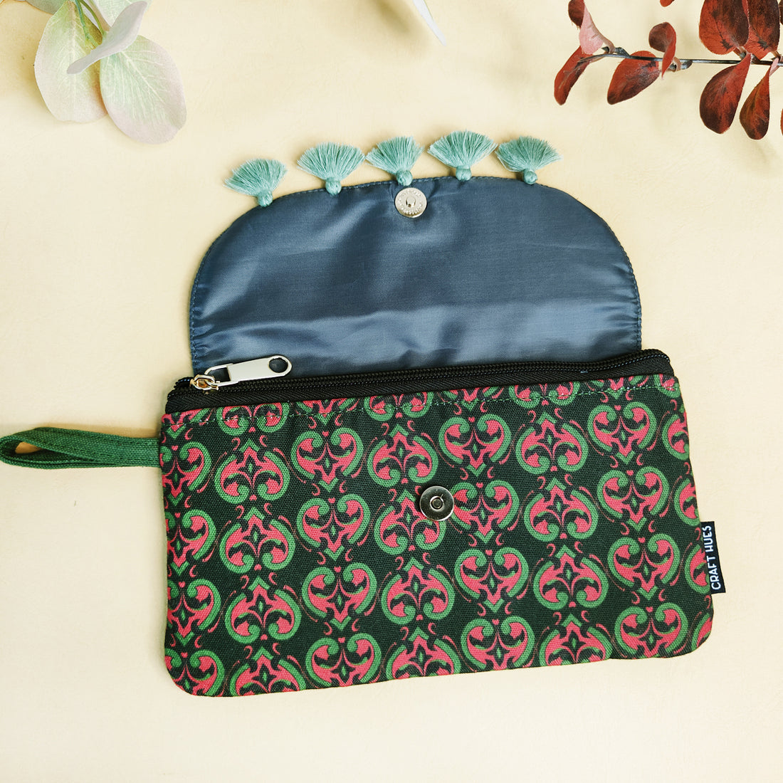 Tassel Wallet Combo-Red-Green