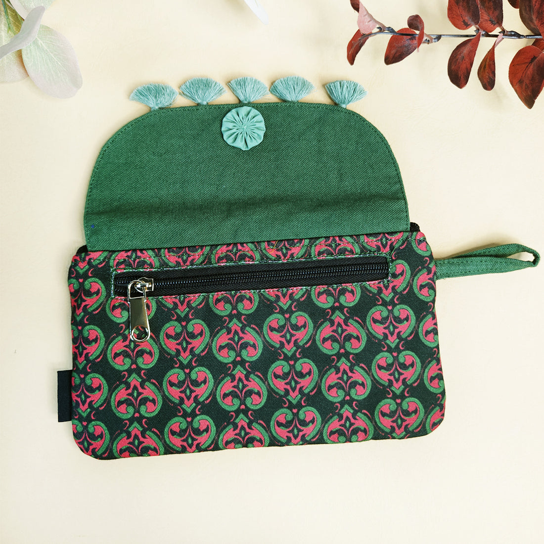 Tassel Wallet Combo-Blue-Green