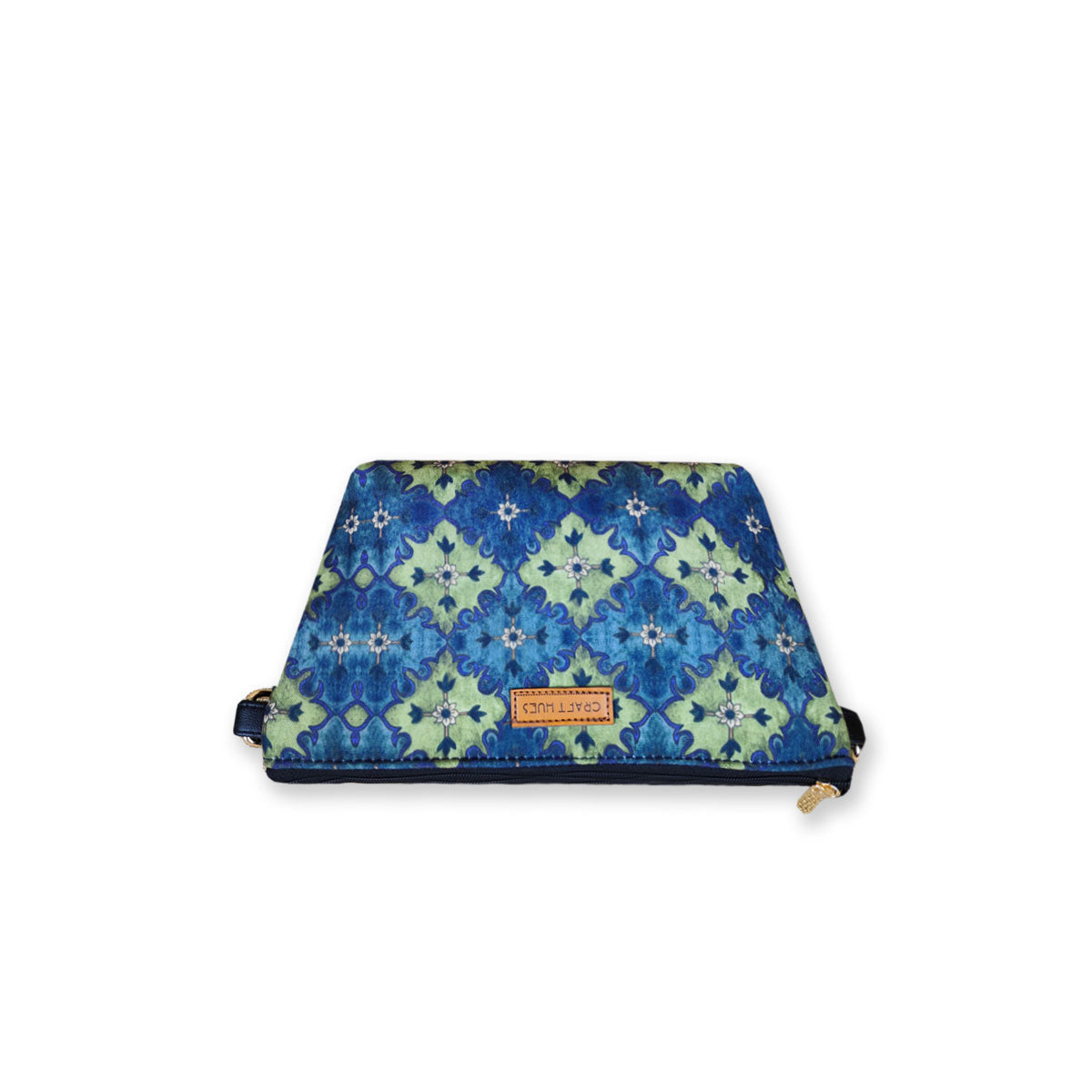 Green Mughal Baguette with Pouch