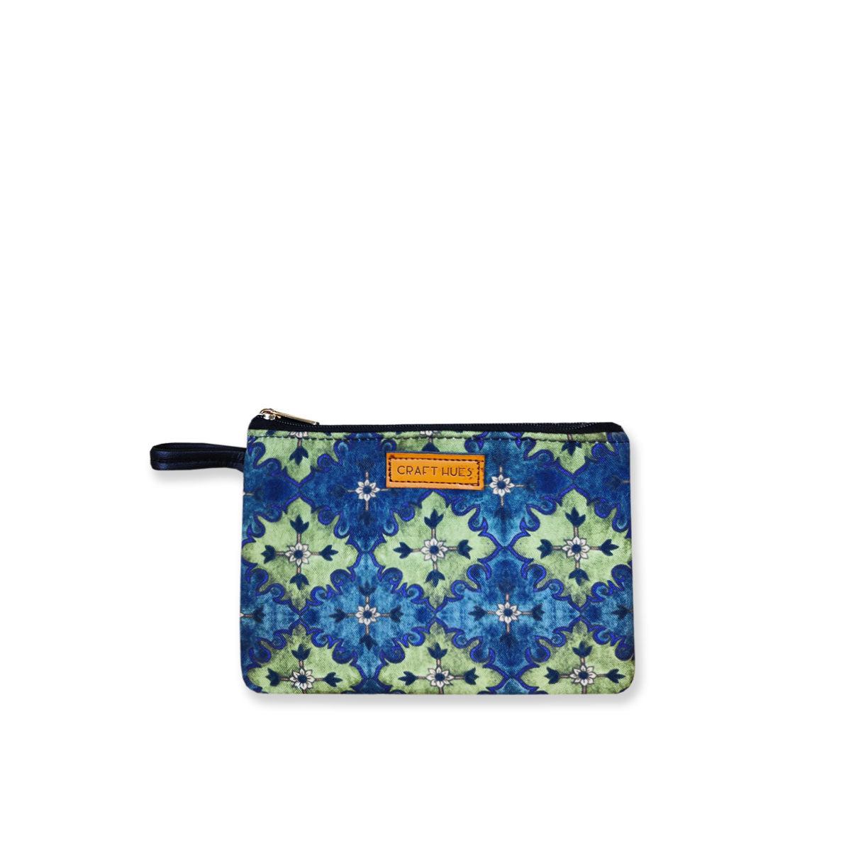 Green Mughal Baguette with Pouch