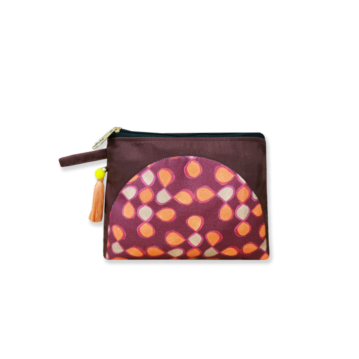 Orange Kollam Tote/Pouch Combo