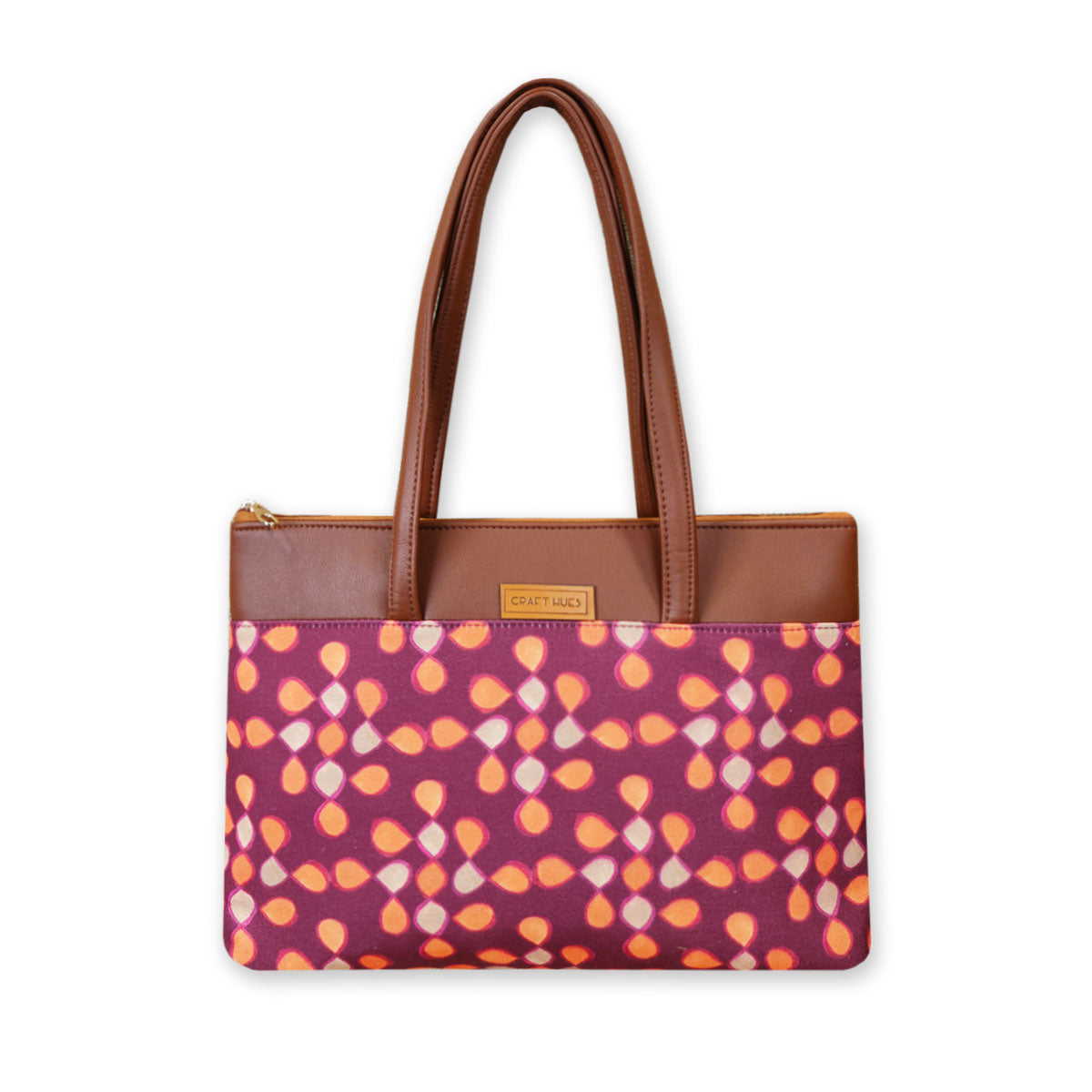 Orange Kollam Tote/Pouch Combo
