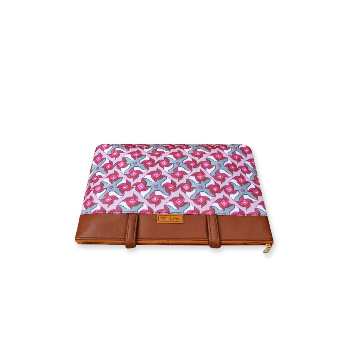 Pink Pin Wheel Kollam Tote/Pouch Combo