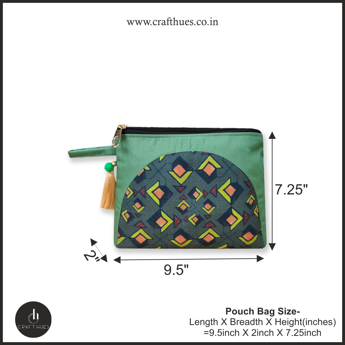 Yellow Kites Kollam Tote/Pouch Combo