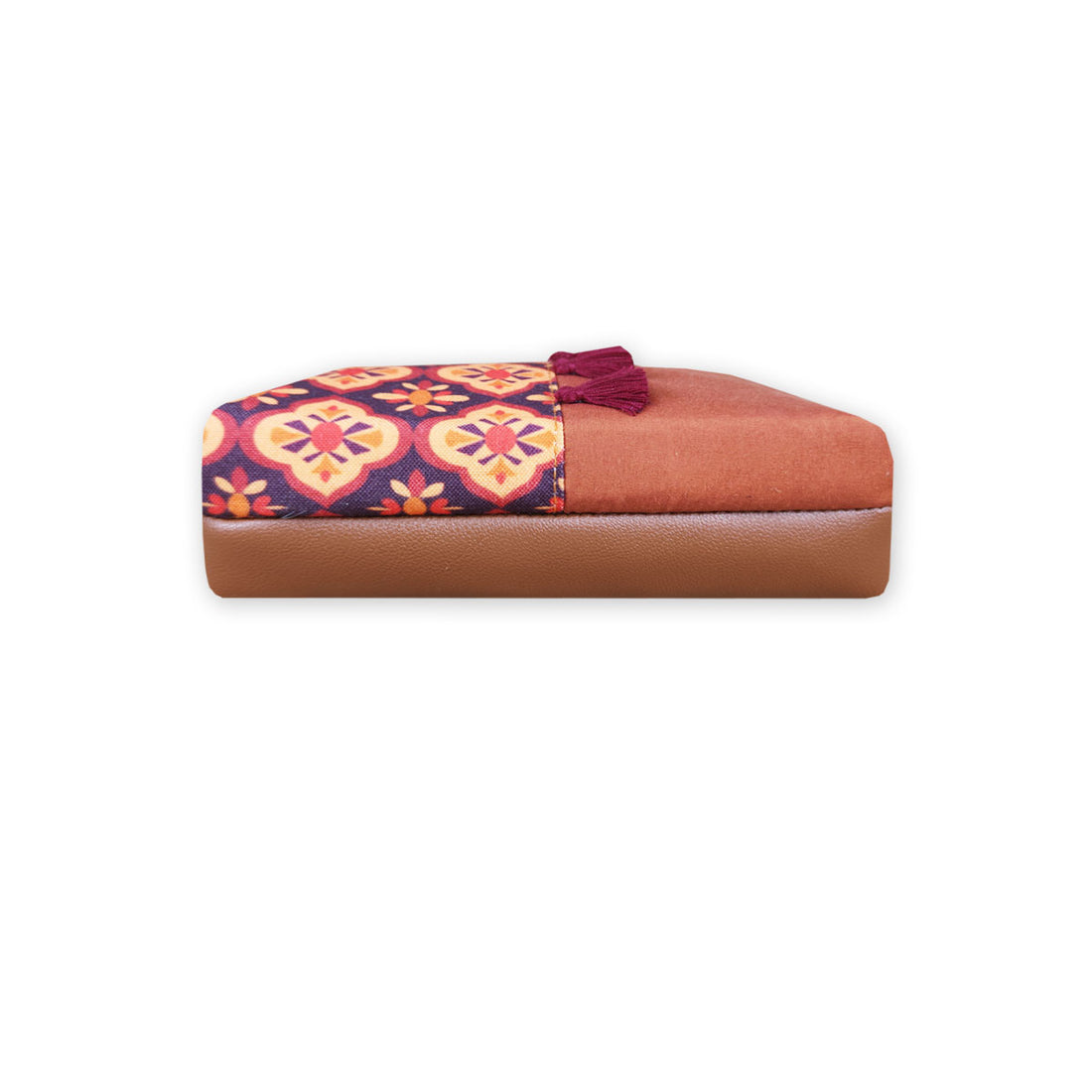 Maroon Indian Art Half Print Sling/Pouch Bag Combo