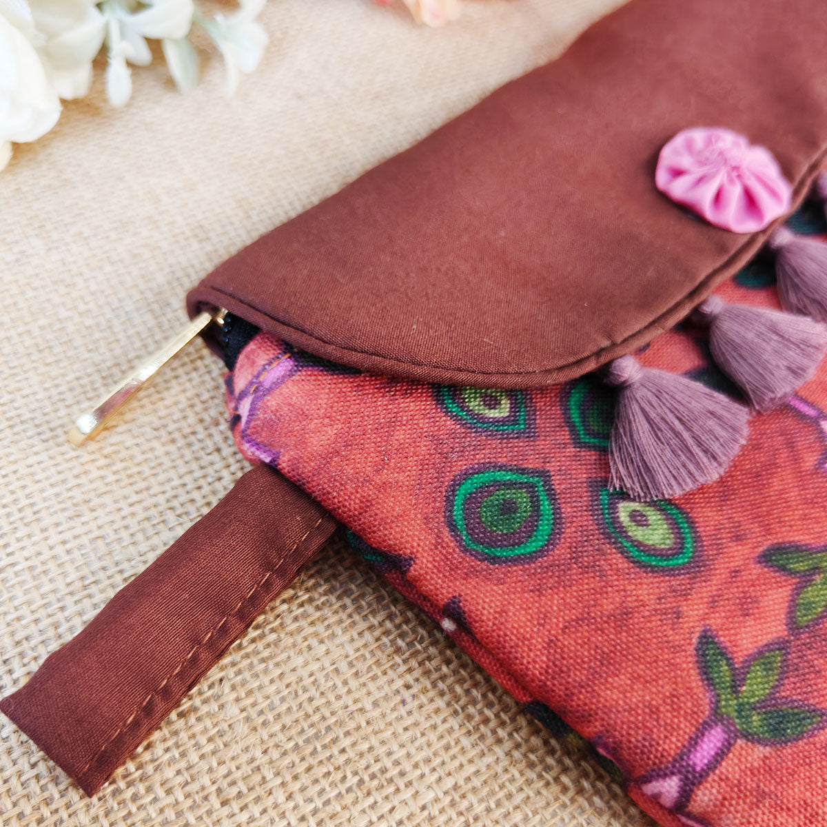 Green-Maroon Mughal Wallet Combo