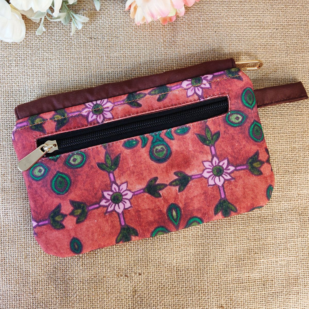 Green-Maroon Mughal Wallet Combo