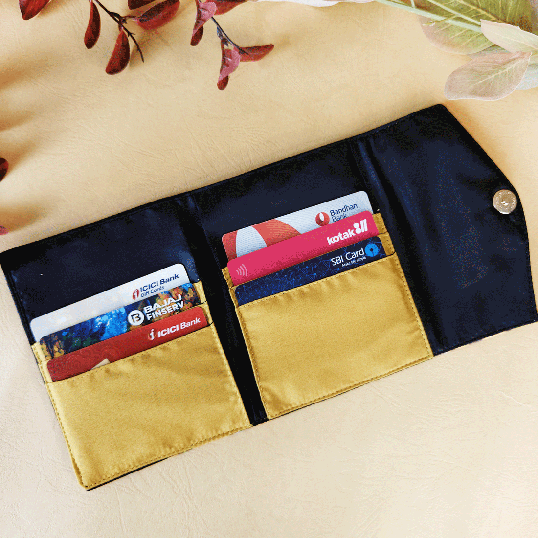 3-Fold Wallet- Mustard Chakra