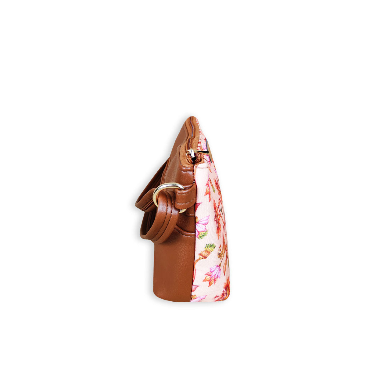 Peach Mughal Baguette with Pouch