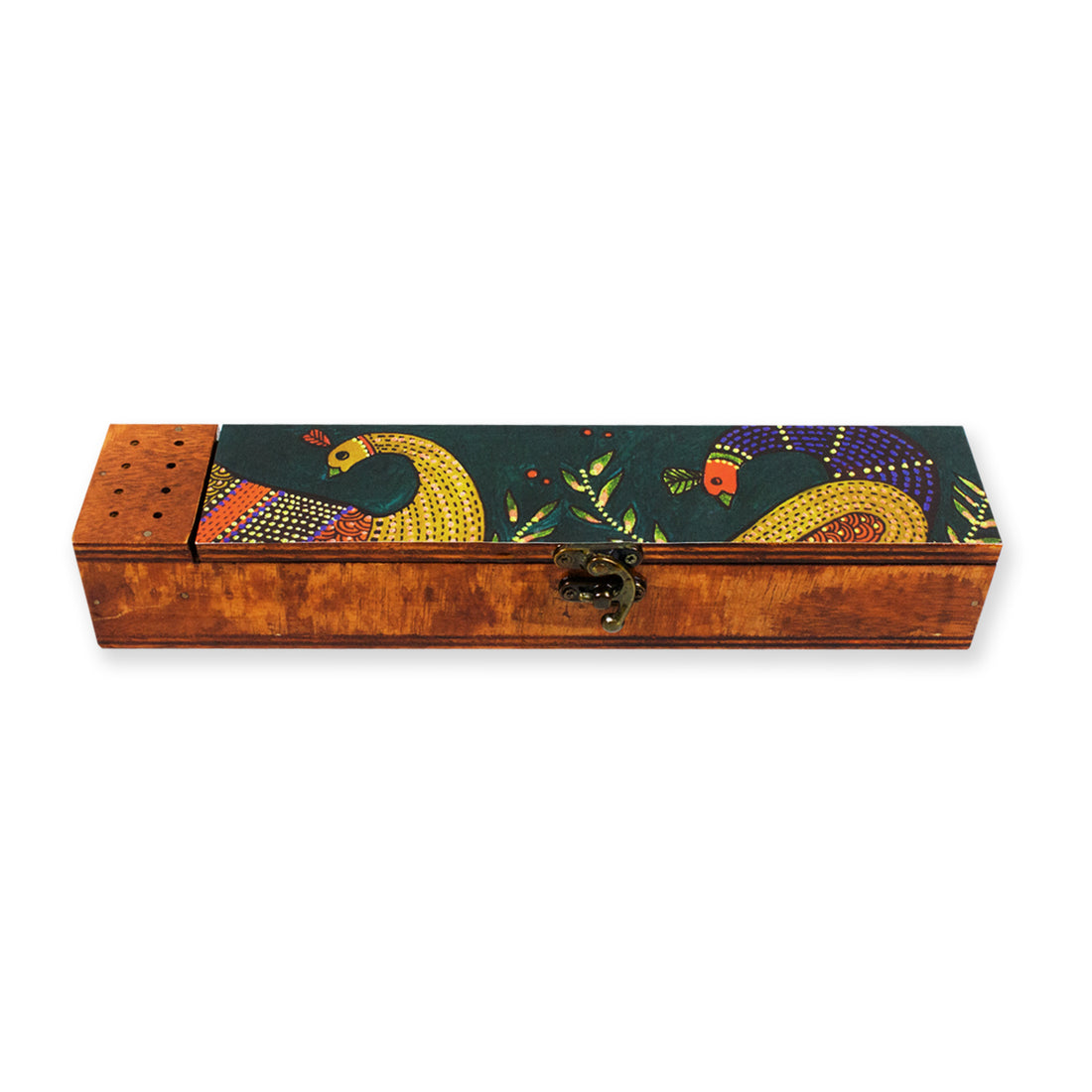 Peacock Agarbatti Stand and Storage Box