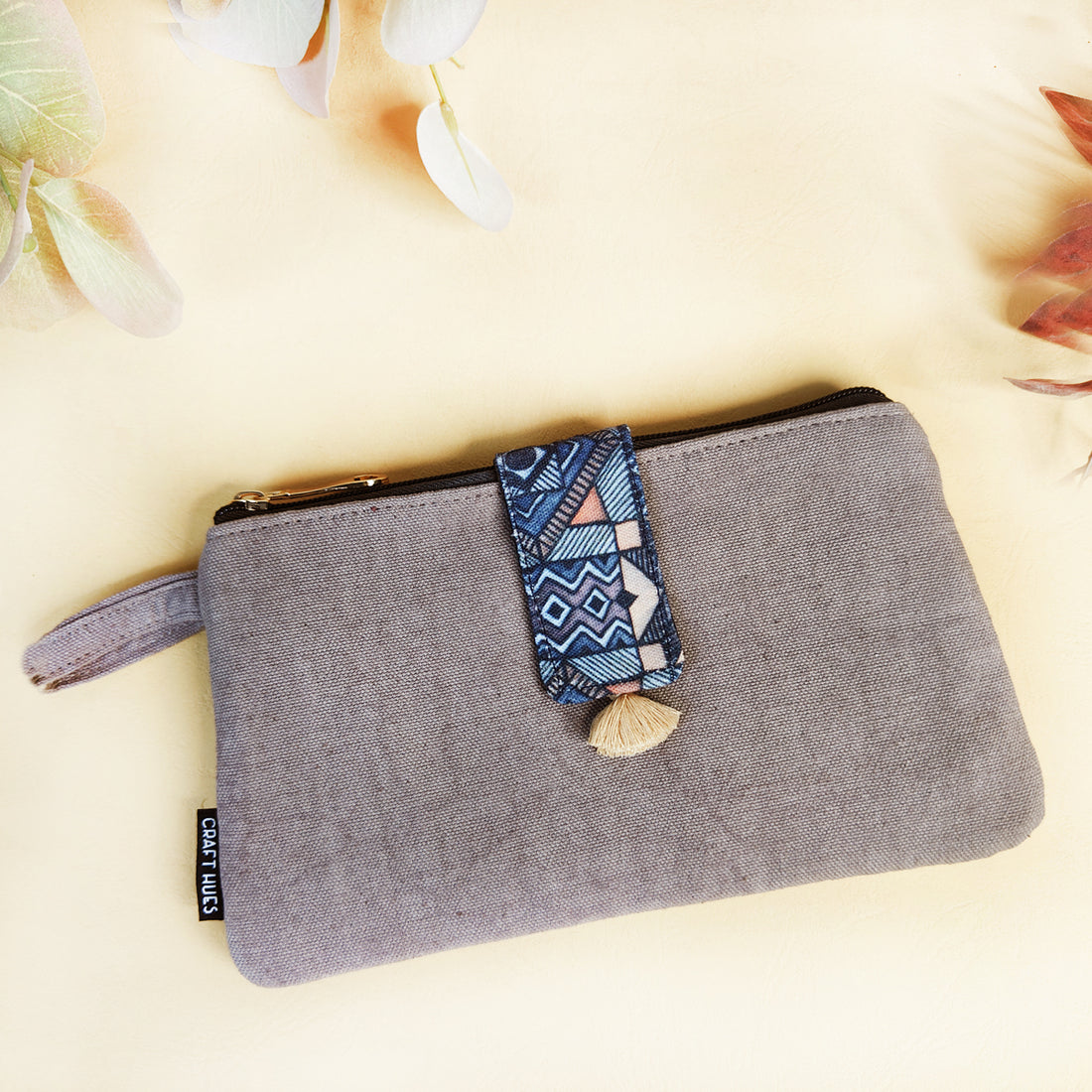 Long Plain Wallet Combo - Maroon/Grey