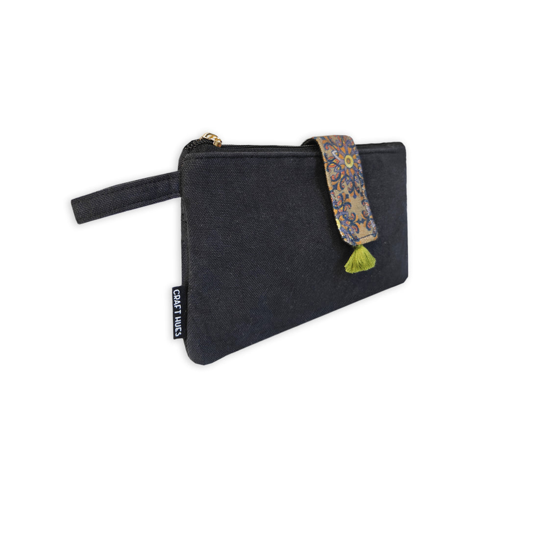 Long Plain Wallet Combo - Black/Olive Green
