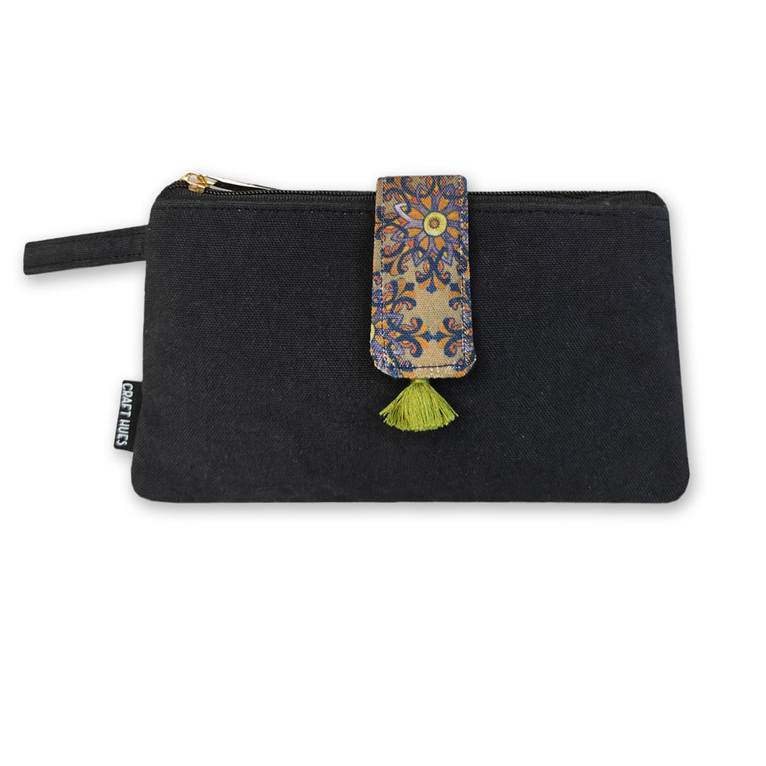 Long Plain Wallet - Black