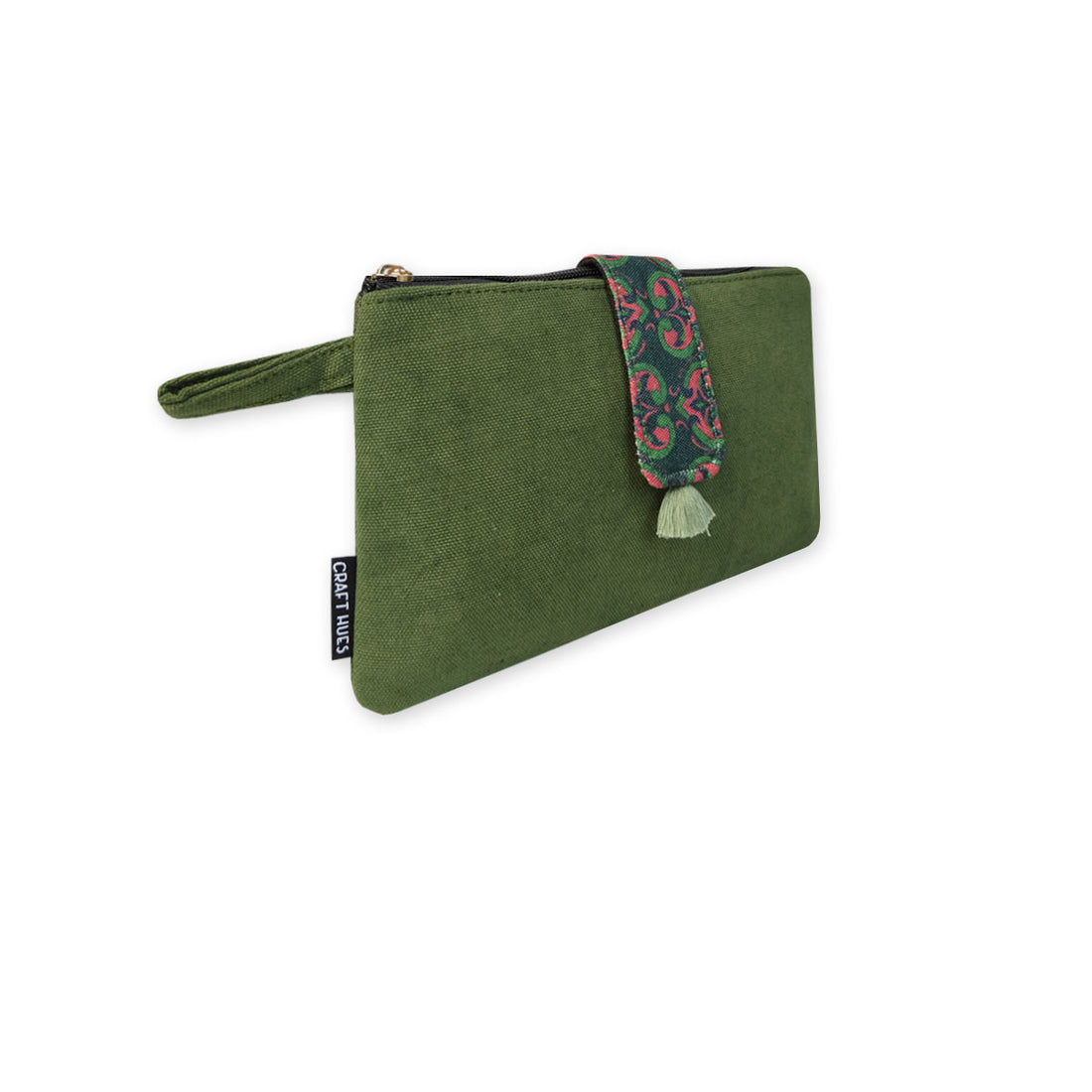 Long Plain Wallet - Olive Green