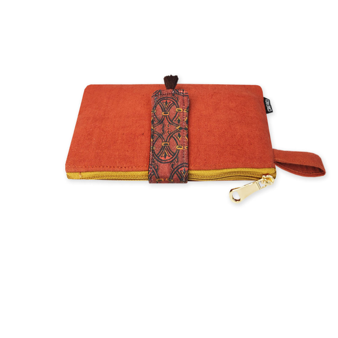 Long Plain Wallet - Rust Orange