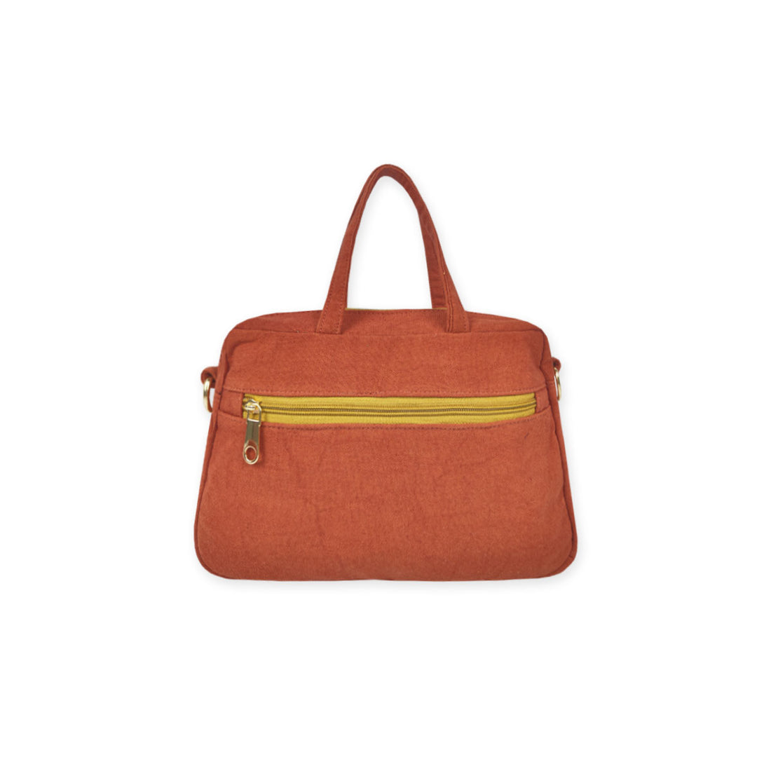 Box Sling Pouch Combo- Rust Orange Knot