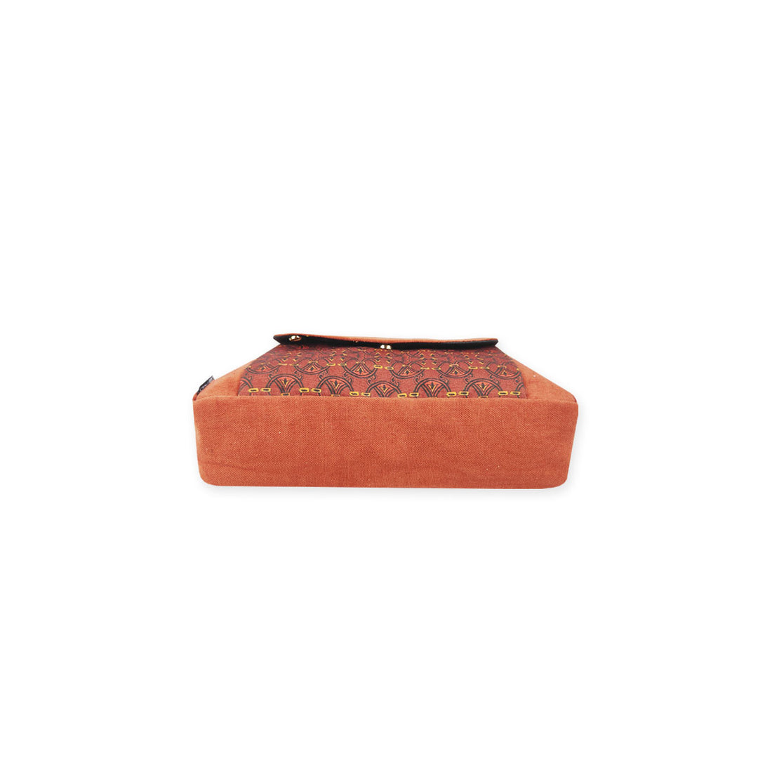 Box Sling Pouch Combo- Rust Orange Knot