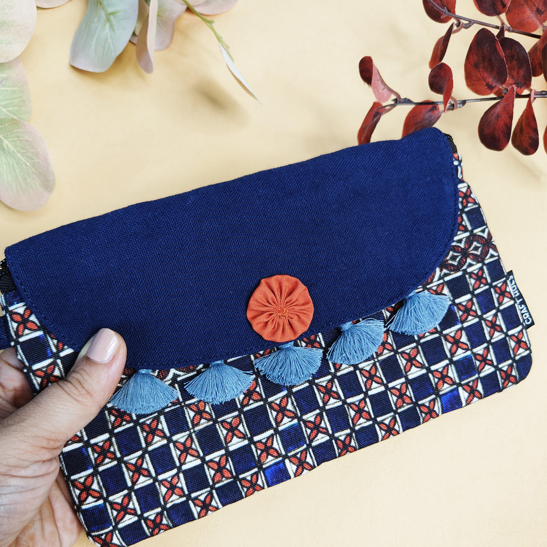 Tassel Wallet Combo-Blue-Green