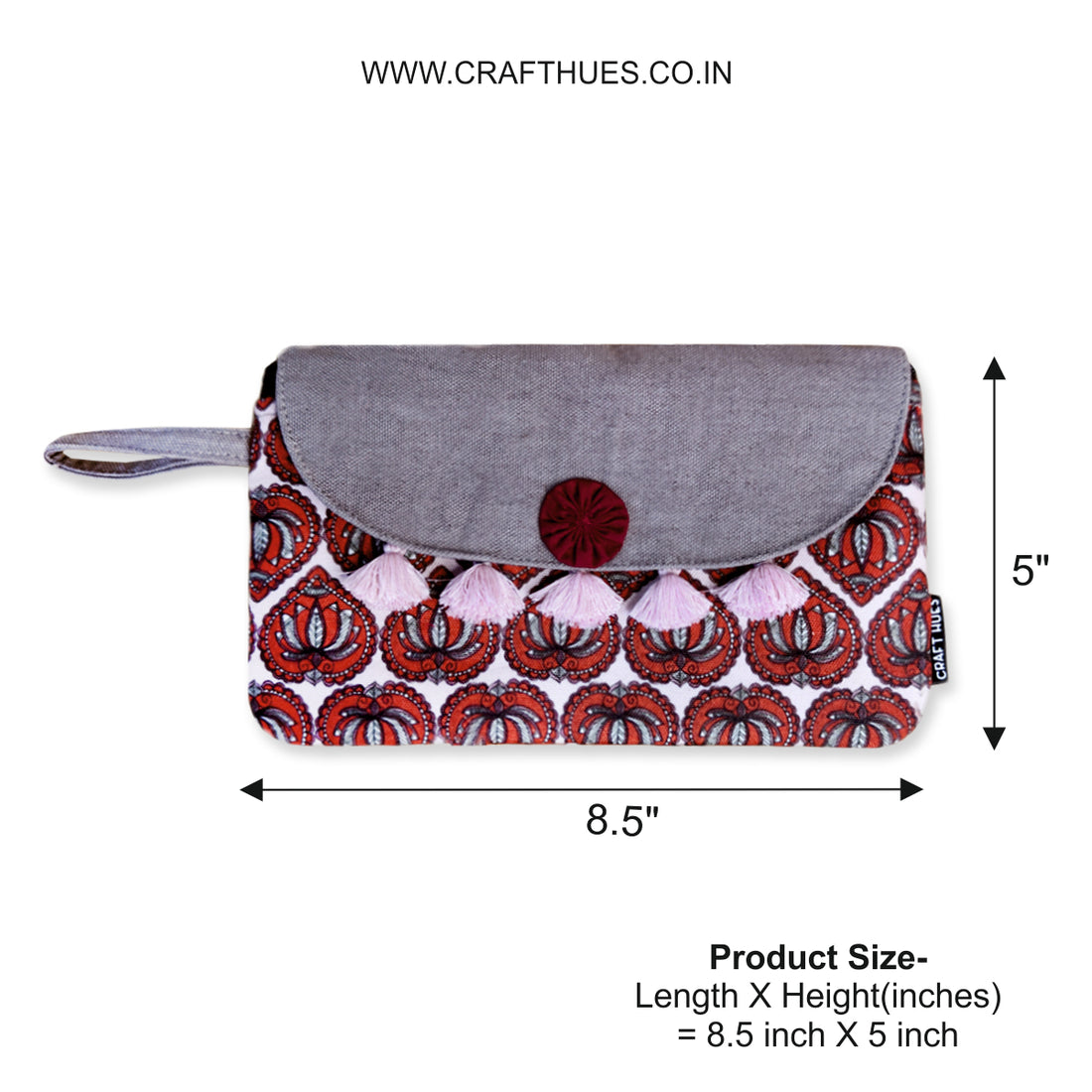 Tassel Wallet Combo-Red-Green