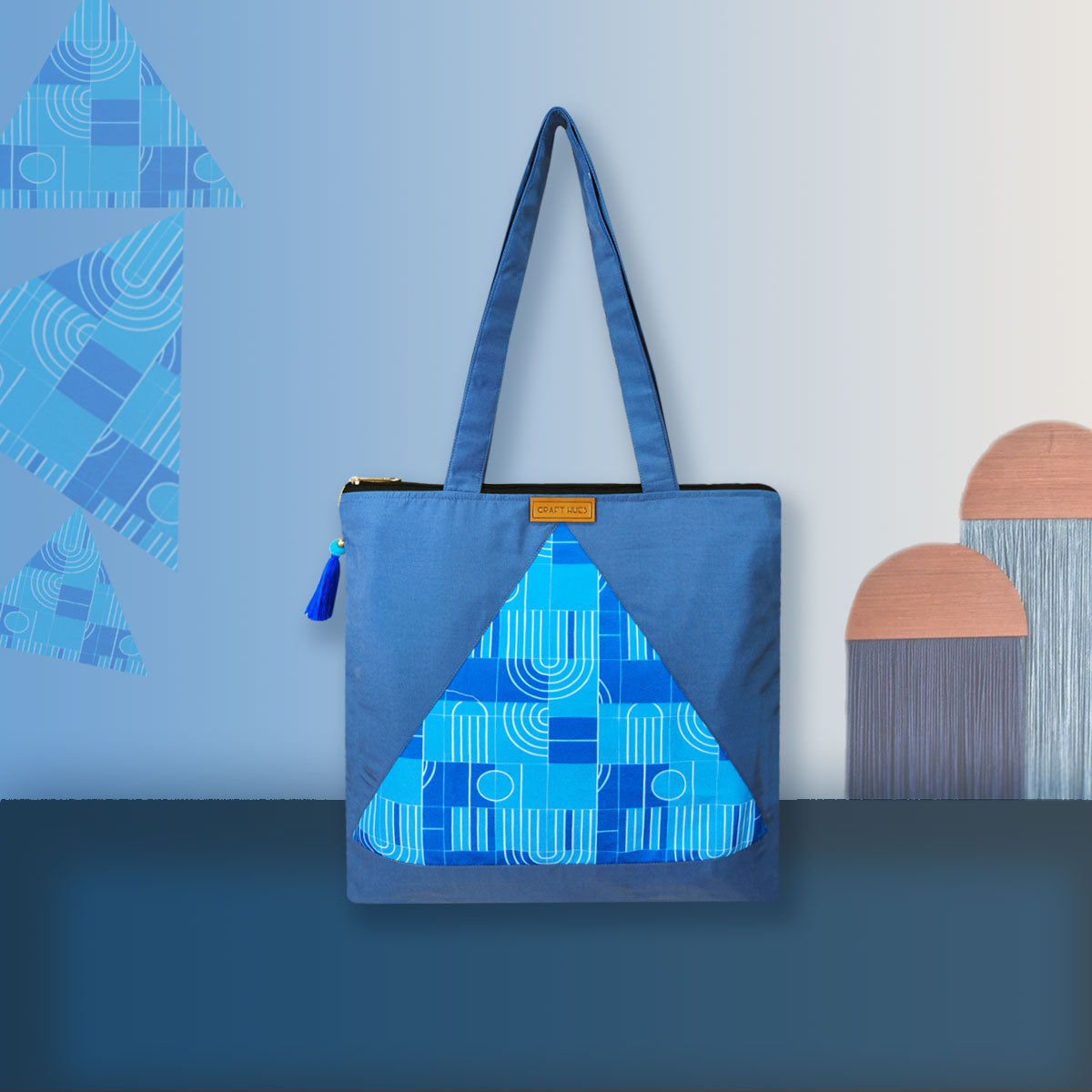 The Curves Canvas Tote/Pouch Combo
